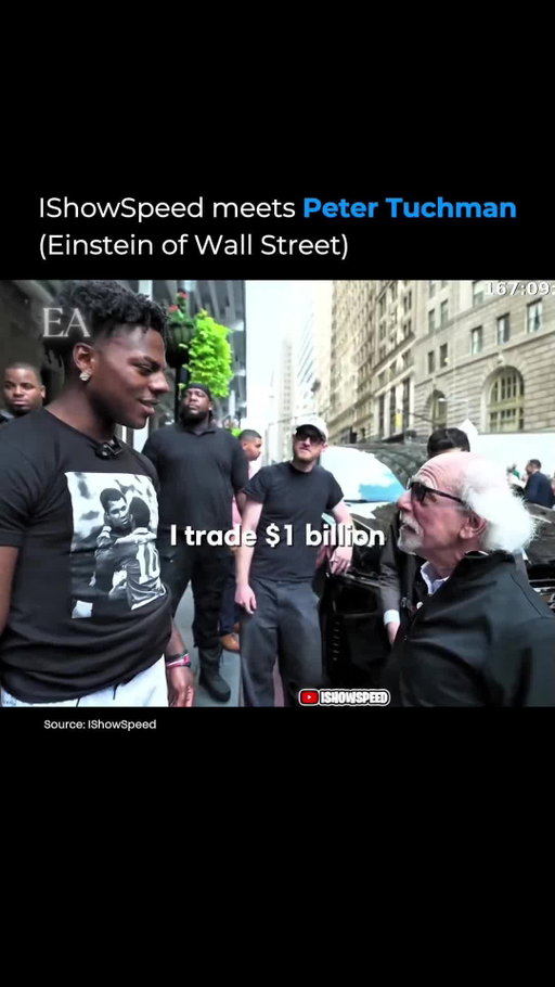Wall Street legend Peter Tuchman explained the stock market to IShowSpeed in the simplest way possible.

He trades over a billion dollars a day and broke it down like this: every time you buy a new iPhone, new Nikes, or even a Rolex — they lose value the second you own them. But if you bought the stock instead of just the product, your money could grow for years.

The lesson? Don’t just be a consumer. Be an investor.

→ Follow us (@entrepreneurarchived) for timeless lessons from the world’s most iconic entrepreneurs.

#entrepreneur #entrepreneurship #business #petertuchman #ishowspeed #stockmarket #investingwisdom #financialeducation
