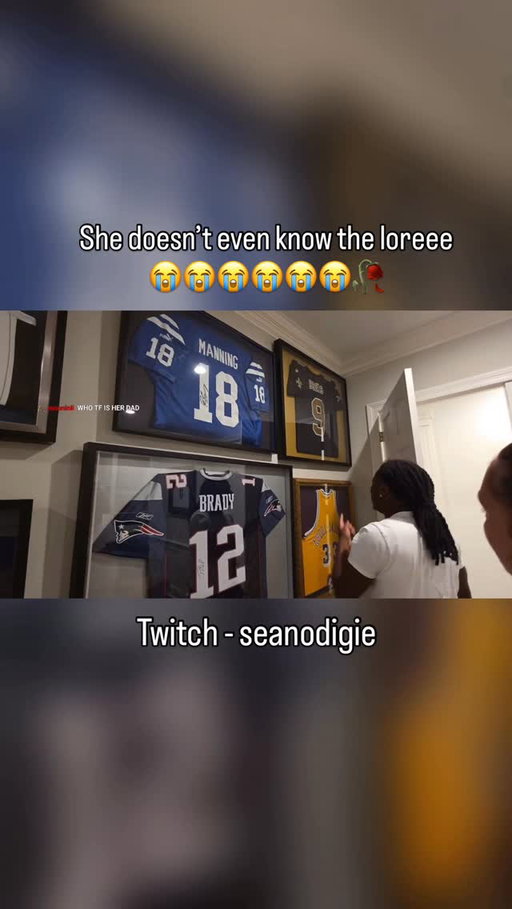 LIKE WHO TF IS HER DAD 😭😭😂😂😂😭😂😂

Twitch: Sean Odigie #reels #explorepage #explore #exploremore #trending #trend #viral #funny #jokes #pranks #dadlore #signedjersey #jerseycollection