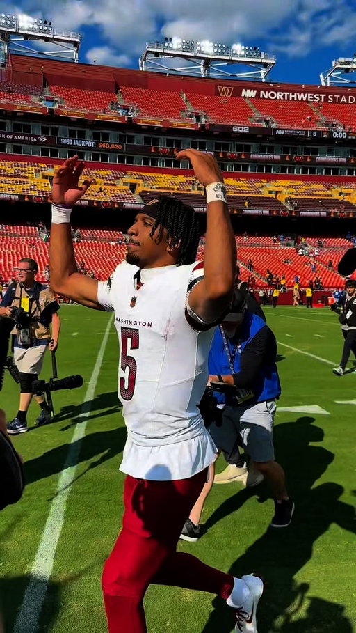 The Washington Commanders defeated the New York Giants, 21-6, in the Week 1 season opener.

Jayden Daniels improves to 3-0 against the Giants, throwing for 233 yards and a touchdown with another 68 yards on the ground.