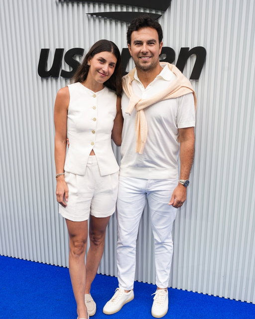 Checo in the Big Apple! 🤩🗽 Enjoying the US Open Men’s Final 🎾 

#F1 #USOpen