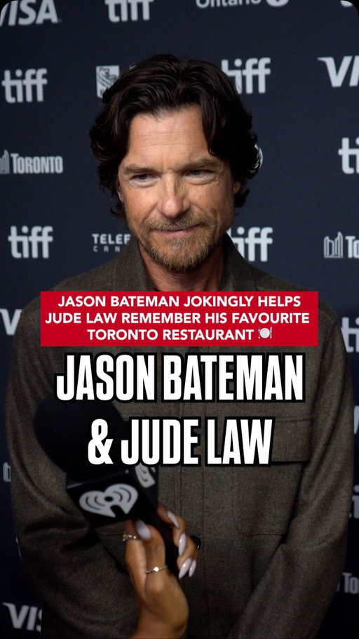 @jasonbateman and Jude Law tell @azaleazoe their favourite #toronto restaurant at the world premiere of #blackrabbit 🍽️🍝 

#jasonbateman #judelaw #tiff 
📷 : @sottosotto