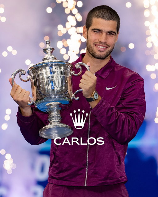 Fascinating, @carlitosalcarazz. A defining second @usopen victory to reclaim the World No. 1 ranking, marking a sixth Grand Slam® title. This crown is yours.
#Rolex #RolexFamily #Reachforthecrown