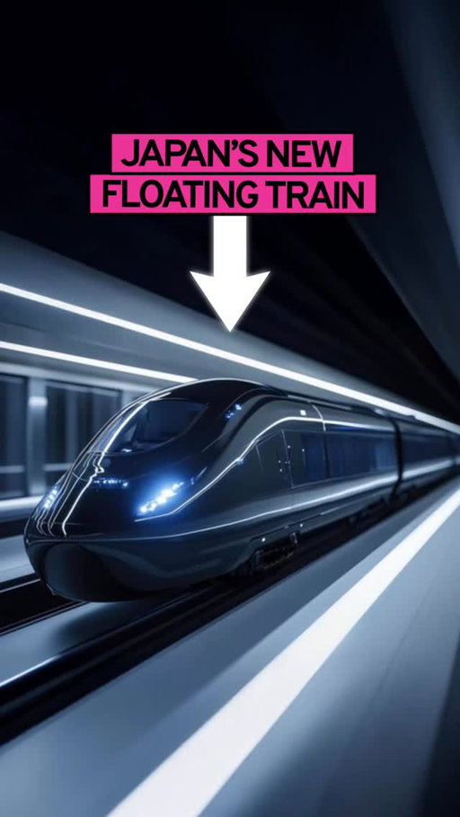 This is the world’s fastest train! And it never touches the ground. 

Here’s how it works—and when you can ride it.

Japan is famous for trains that feel impossibly fast.

Their current bullet trains go nearly 200 miles per hour. 

But this new one is in a league of its own. 

It’s called the L0 Series Maglev

Instead of wheels, it uses magnets to float—literally levitating inches above the track like a hover board 

And then it uses other magnets to pull itself forward, so there’s almost no resistance. 

In tests, it’s hit 375 mph

And because there’s no contact with the track, you’d barely feel it moving. 

The first route is being built now— from Tokyo to Nagoya, Japan’s fourth-largest city

But building it isn’t easy—it needs entirely new tracks, miles of deep tunnels, and years of safety testing.

So it won’t open to the public until the 2030s.
Still, this train feels like an exciting glimpse of the future

Follow for more optimistic tech videos!