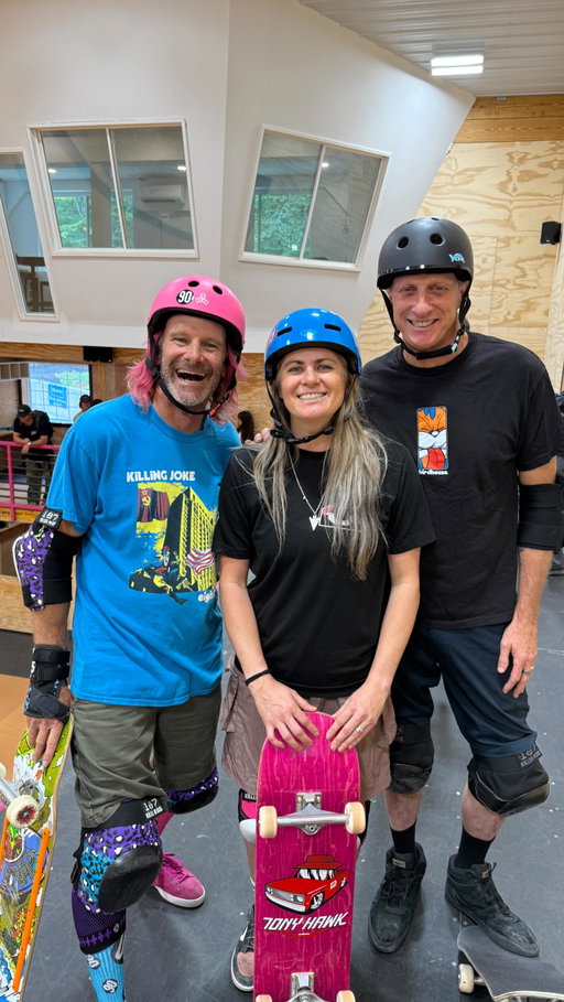 Got to visit the Pastrana compound today because… vert. It was everything we’d hoped and more: witnessing a double backflip on a tricycle upon arrival, doing donuts in gravel on the way to the ramp, and witnessing trailblazer skater / mom-of-two @lynzskate pulling an inaugural kf Indy on HER NEW VERT RAMP. If you build it we will come shred, epecially when it’s built this well. Thanks to Travis & LynZ for the hospitality, the rally jumps, and the two feet of vert.