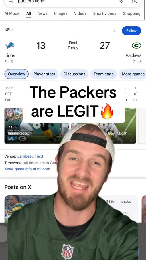 The Owners of the North are back for their throne 👑 #nfl #nflfantasy #fantasyfootball #nflsunday #packers #detroitlions