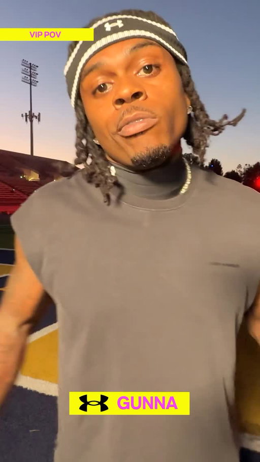 BROOO @GUNNA REALLY SAID 💪 Peep his #poVMA pre-show pump up!