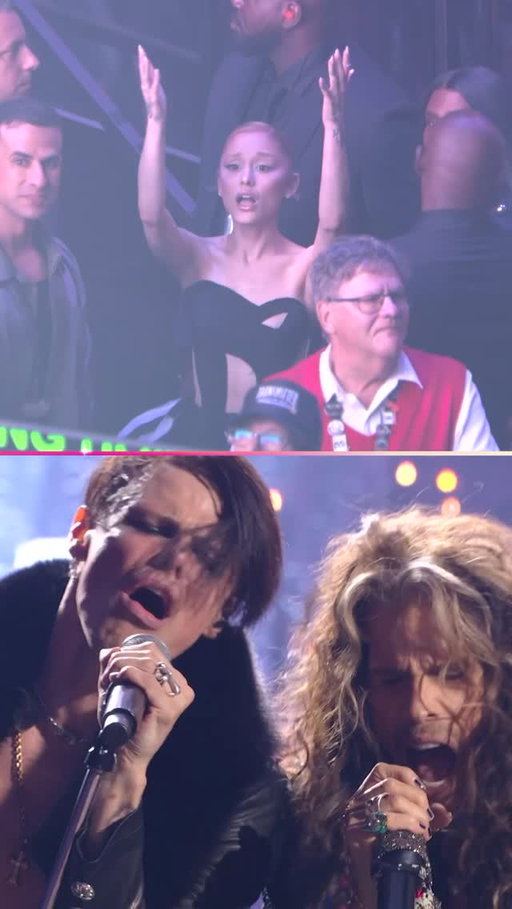 Could hardly believe the talent on the #VMAs stage honoring @ozzyosbourne tonight — and we weren’t the only ones 🖤 #poVMA
