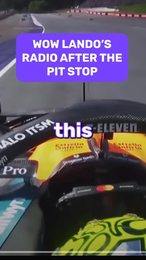 Wow Lando has a way with words.

Do you think Lando gets the favouritism over Oscar? Who do you think McLaren wants to win?
#landonorris #lando #oscarpiastri #mclaren