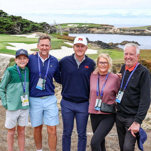 We have been a part of many Ryder Cup’s over the years and know what it means to represent your country and be a part of a team. Luke you represented your counrty with pride and you were a true gentleman on and off the course this week. 
I know you are disappointed with the outcome, the American team fought hard and retained the Walker Cup but to watch you battle it out on one of the most beautiful golf courses in the world will be something your Mum and I will  remember forever. To see you and  Charlie win your Foursomes match Saturday morning and then grind out a win after being 4 down through 12 holes on Sunday morning was absolutely incredible. To watch our Luke tee it up in the 50th Walker Cup truly is one of the proudest moments of our lives. We know this is just the start of things to come for you. Let’s reflect and come back stronger next time. ❤️🙏🏼👊🏼

Photo Credit 📸 @davidcannongolfphoto 
@thewalkercup @therandagolf @usga