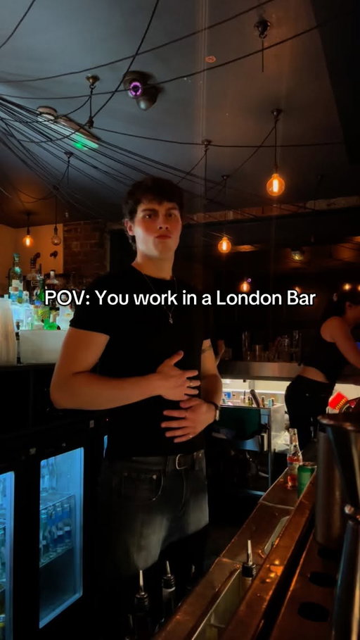 I am a sympathetic ear #discover #bartender #london #pov