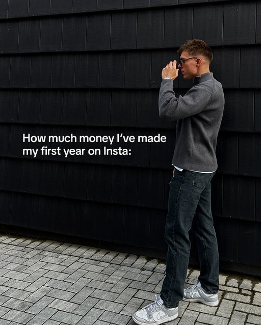For the first six months after I started taking Instagram seriously, I barely made anything.

It was mostly learning and testing…

But eventually, you find something that works.

Once you do, you use all the experience you’ve gained and double down.

Then you skyrocket.

The best part is, you only need to win once.

So if you’re just starting out, know that you’re likely only a few iterations away from making something work.

Progress is not linear.

Keep creating.