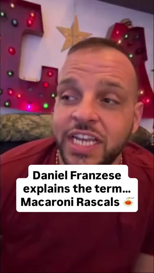 Imagine being known in the neighborhood as one of the “Macaroni Rascals." 😂🇮🇹