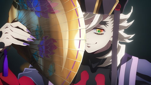 See the beauty of Doma's eyes in vivid detail. 

🪭 Experience Demon Slayer: Kimetsu no Yaiba Infinity Castle in #DolbyCinema at #AMCTheatres September 12. Get Tickets Now! Link in bio. #DemonSlayer