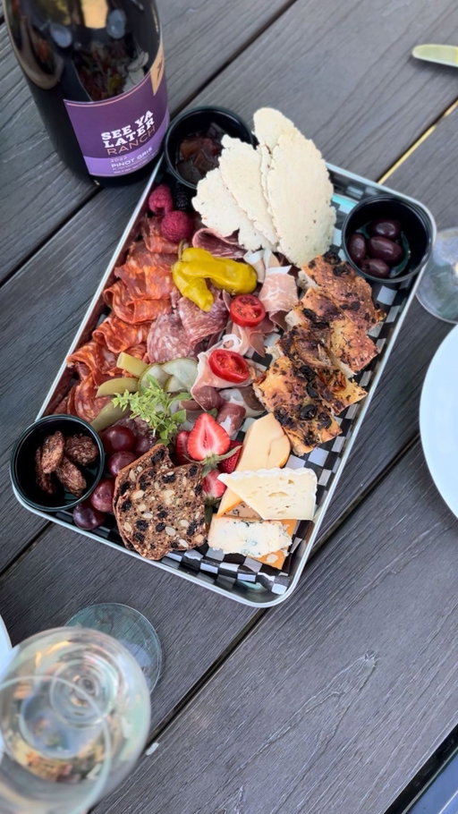 Two things we’ll never say no to:
🧀 Charcuterie
🥇 Double Gold Pinot Gris

Our 2024 Crafted in BC Pinot Gris just took home top honours at the All-Canadian Wine Championships — and yeah, it tastes like it.

Pull up a seat. The board’s already built.

#SeeYaLaterRanch #OkanaganVibes #BCWine #OkanaganWine #BCWinery #HelloBC #ExploreBC #CraftedInBC