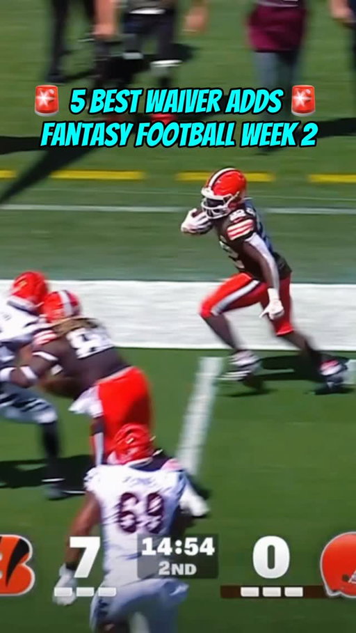 5 Best Waiver Wire Adds Fantasy Football Week 1 #nfl #fantasyfootball #fyp 
Waiver Wire Adds Week 1
Fantasy Football Waivers