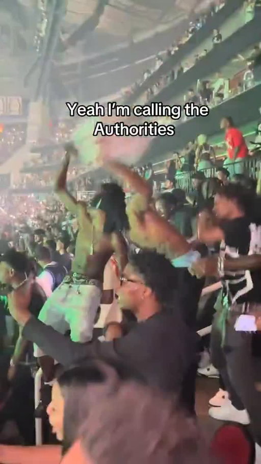 Another angle of fans going crazy at NBA YoungBoy’s Houston show 😭🔥