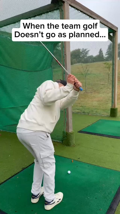 Team golf for the win……👀😂 @livgolf_league We play different. #LongLIVGolf #LIVGolfPartner AD