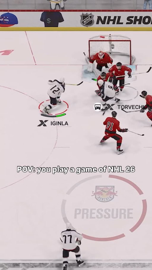 POV: you play a game of NHL 26 🛎️