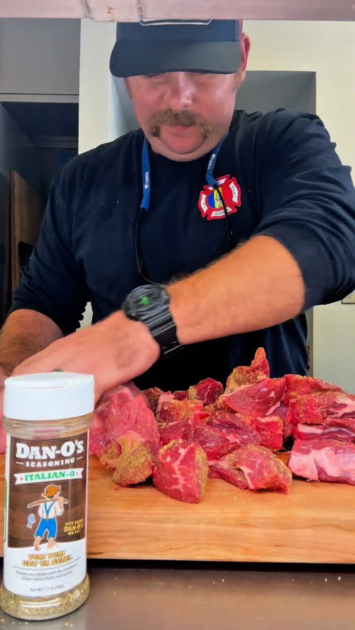 Fireman’s Beef stew is on the menu tonight at the firehouse #fyp #dinner #beefstew #danosseasoning #danospartner #getdusted #firefighter