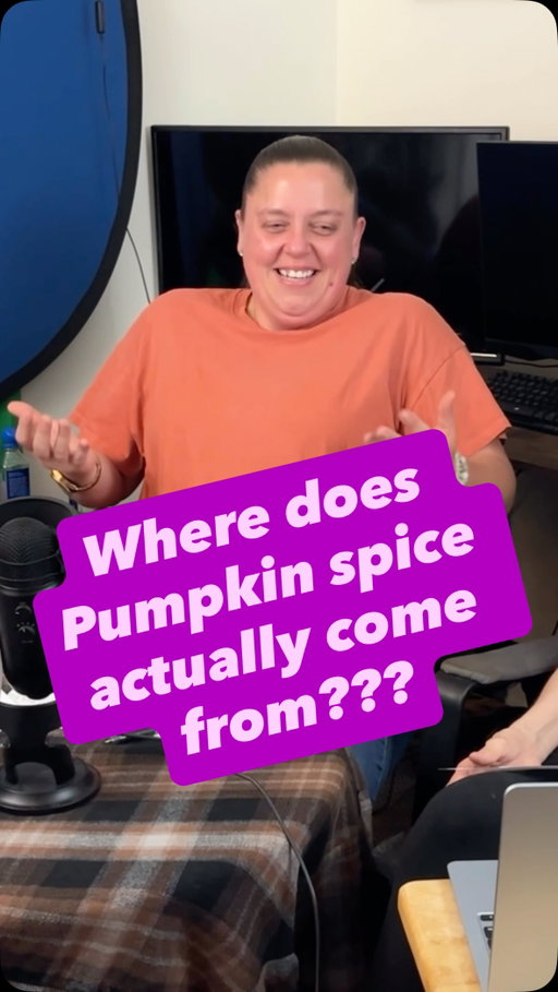 Where does Pumpkin Spice actually come from? // All new episode of the squirrel club podcast out now!!! With @heatherrwinter !!

Link in bio! 🔗 

you can do the Comedy homework with us and get free worksheets at patreon.com/squirrelclub

.
.
.
#standup #Comedy #Writing #Homework #PumpkinSpice #Funny #Silly #CharlieBrown #TheGreatPumpkin #Motivation #Minnesota #Podcast #Halloween #SpiceGirls #Prompt #Joke #amwriting