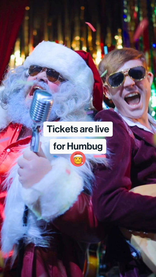 [LINK IN BIO] Send this to the people you’d take with you 🎅🥂

Tickets are now live for @humbugchristmas!

Expect 3+ hours of immersive festive magic, interactive performances, raucous cabaret and live music. All hosted by Santa! 🎄

🍾 Fill up on themed cocktails and festive street food
‼️ Buy your tickets before 25th September for 15% off
🎟️ Get your tickets at the link in bio

#Humbug #ChristmasParty #LondonChristmas
