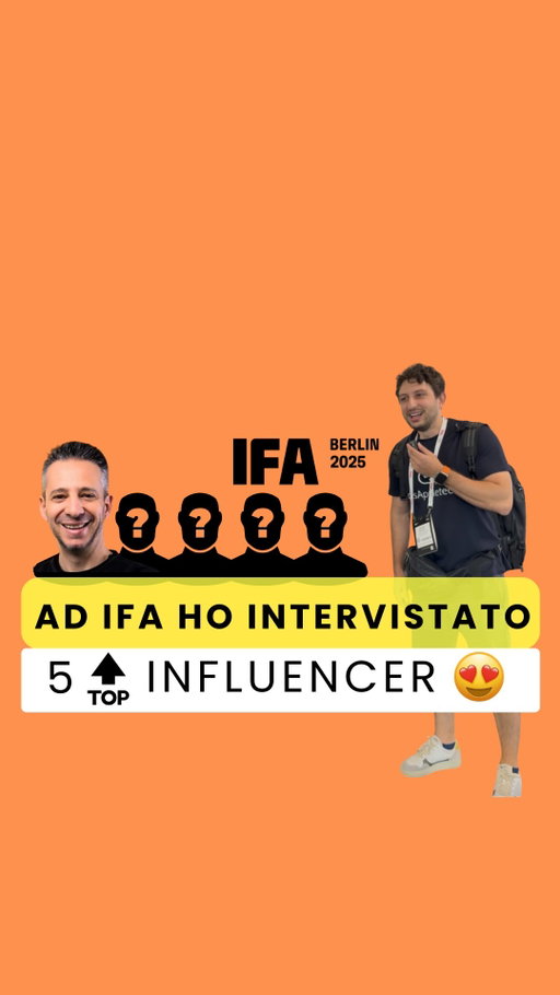✨ Ad IFA ho incontrato 5 top influencer che seguo da tantissimo tempo e che prima vedevo solo dietro a uno schermo 😍
👉 Commenta “parte due” per scoprire chi sono gli altri!

#IFA2025 #influencer #casappletech #applecasa #smartlife #techlover #smarttech #ifaberlin #applecommunity #smarthome