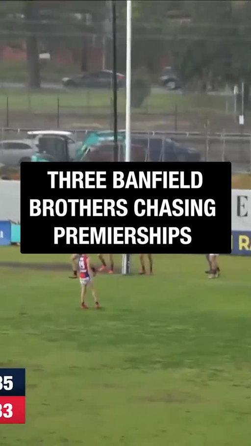 Charlie, Harper and Bailey Banfield have their 👀 on premiership success in the @waflofficial. 

The three sons of @westcoasteagles dual premiership player Drew Banfield have been massive for the @claremonttigers this season.

🐯 a chance?