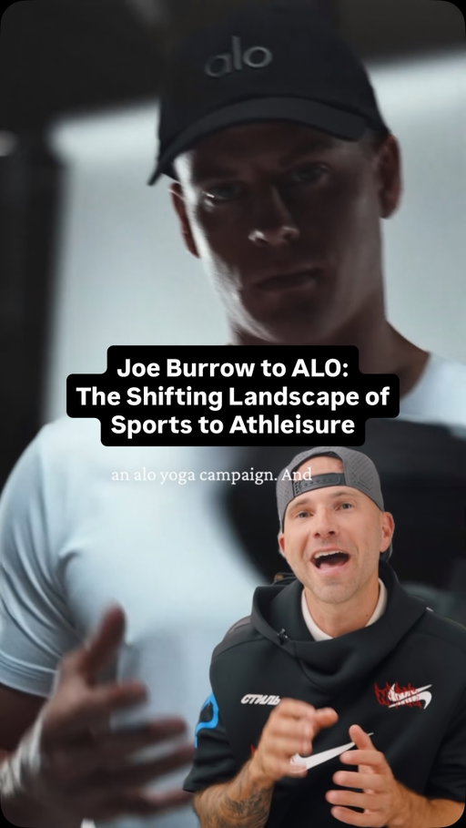 Joe Burrow leaves Nike for ALO. Jared Goff to Vuori. JaMarr Chase to Fabletics. The shifting landscape in football from sport to athleisure is making marketing more competitive 🏈
#sportsmarketing 

🎥: @filmedbyian