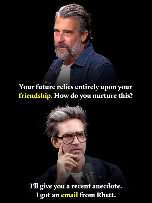 PSA: Check in on your friendships.

This conversation explores @rhettmc and @linkneal’s 40-year friendship, spiritual deconstruction from evangelical Christianity, the soul cost of YouTube’s algorithm, and what happens when your best friend is also your business partner.

Go get into it. Episode 934.

✌🏼🌱 – Rich