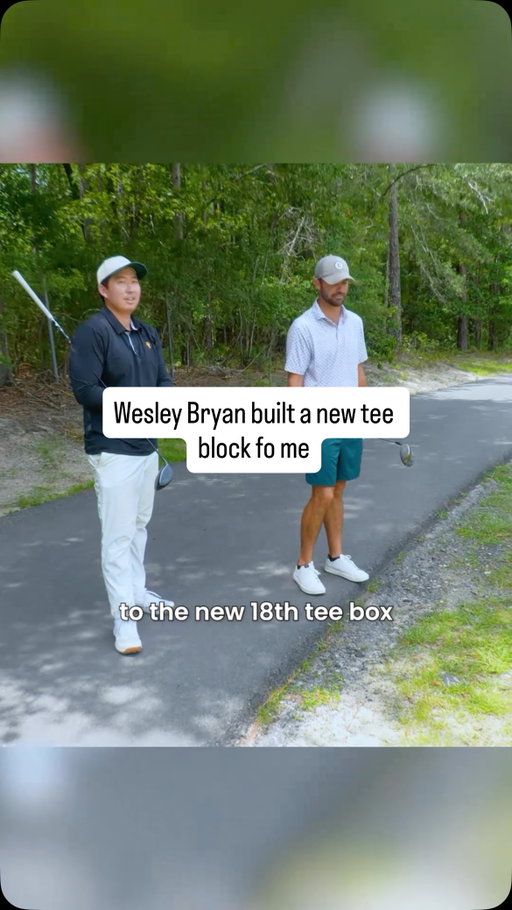 I accidentally hit a good shot on purpose..