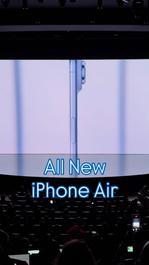 The all new iPhone Air is official! 

What are we thinking? 👀 @apple #iphone17 #iphoneair #appleevent