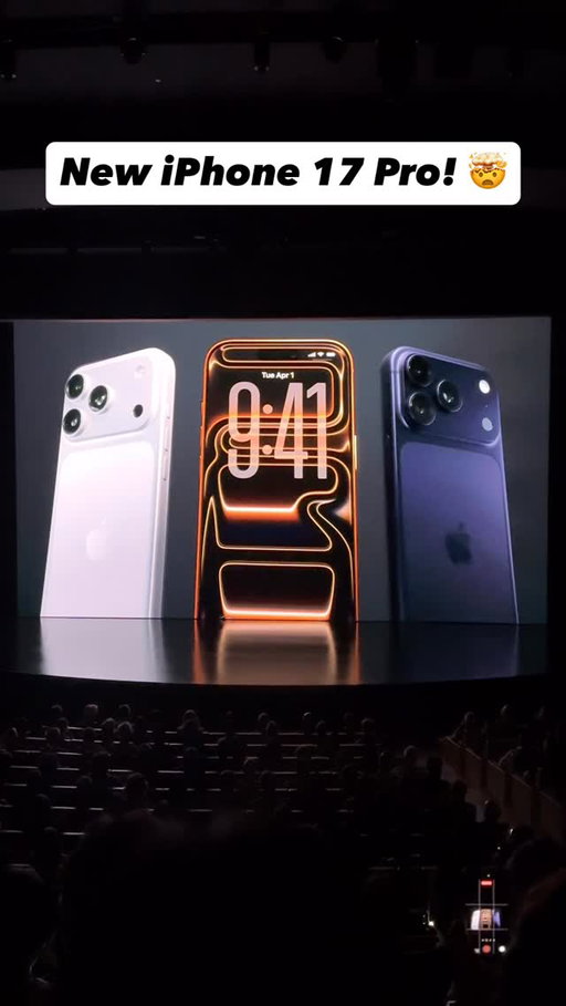 The new iPhone 17 Pro is finally here! What do you guys think? #apple #iphone17 #iphone17pro
