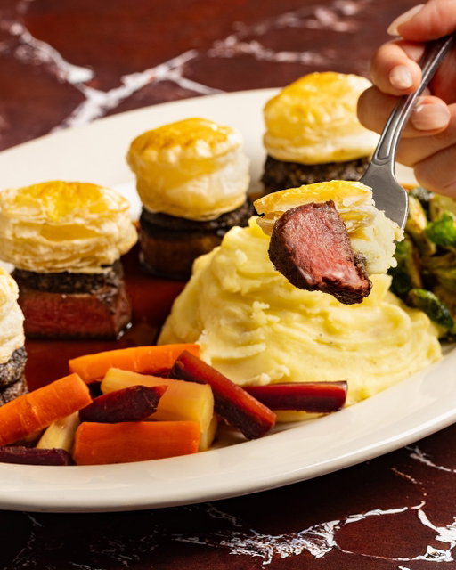 This is your sign to order the Cafe Beef Wellington tonight.