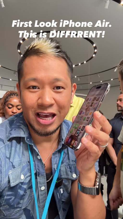 First Look Hands-On with the iPhone Air!