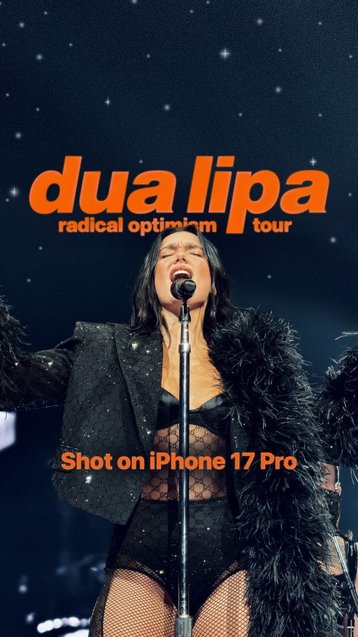 All-access with @dualipa

Join the pop icon for a day on the Radical Optimism Tour. 

#ShotoniPhone17Pro