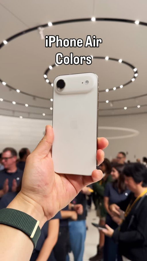 iPhone Air! All the Colors! @apple #applevent #iphoneair #iphone
