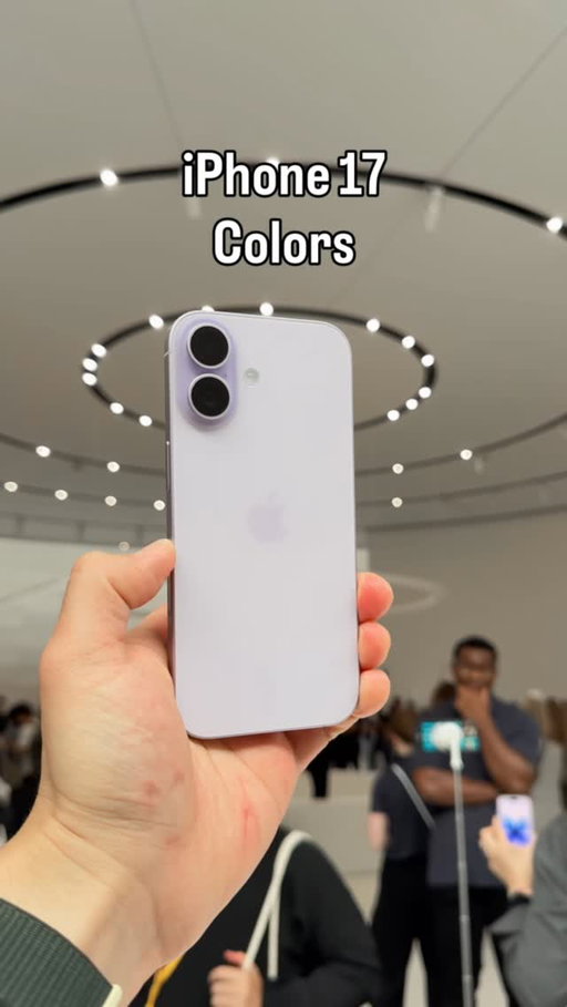 All the NEW iPhone 17 Colors! 💜💚💙🤍🩶