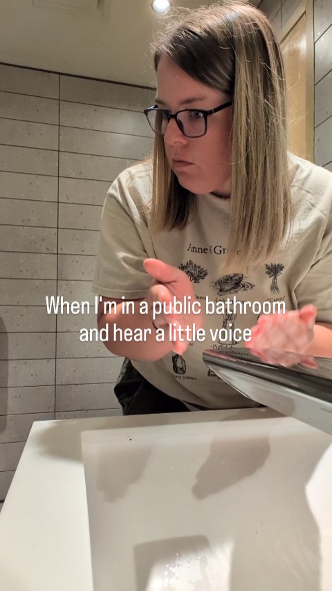 I will NOT be the one to activate the hand dryer in the same room as a small child. 

I'm happy to drip dry 🫡. 

I've been there. I NEVER expected anybody else to not use the hand dryer for us, but I always appreciated it when it happened. 

#kelsewhatelse #midwestmom #kansascityinfluencer #toddlerparenting