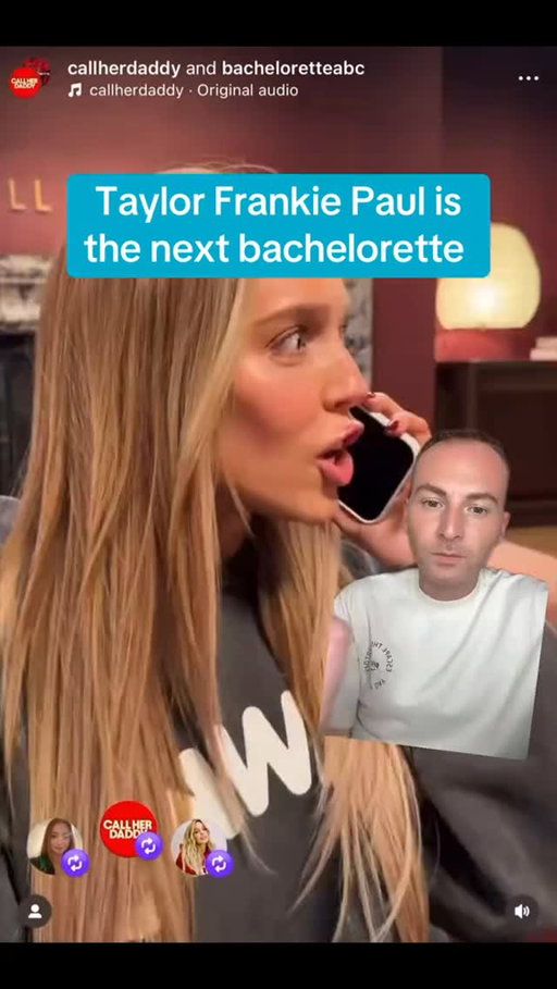 I HEARD ITS TAYLOR FRANKIE PAUL #plottwist 🌹 the next Bachelor season is now a Bachelorette season & TFP from #mormomwives is set to star 💫 gasp!!