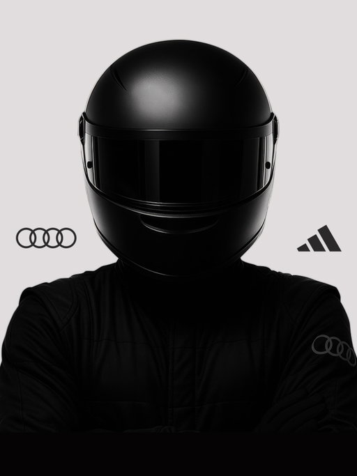 Four rings x three stripes 🤝🏎️
 
Coming in 2026.