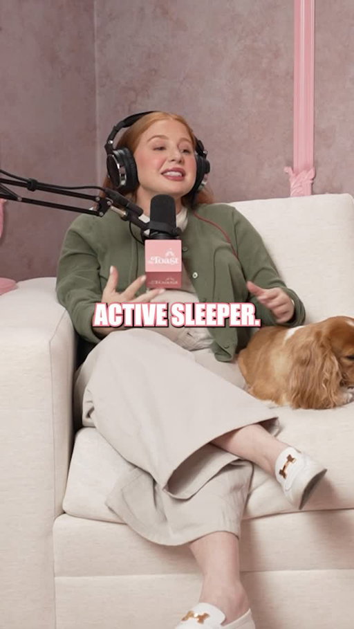 He’s an active sleeper!!