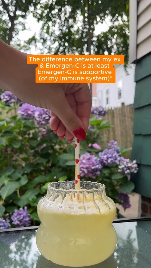Emergen-C > my ex #emergenc

*These statements have not been evaluated by the Food and Drug Administration. These products are not intended to diagnose, treat, cure or prevent any disease.