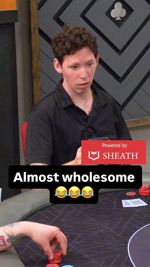 @ahren_belisle asks for some #poker help from @uncle_lazer and regrets it almost immediately on @thefoldpoker powered by @sheathunderwear