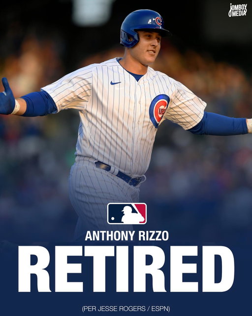Anthony Rizzo will retire as a Cub on Saturday at Wrigley Field
