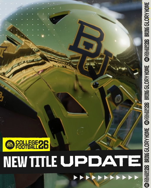 A #CFB26 Title Update is dropping tomorrow!

🏈 Zone coverage adjustments + logic improvements
👔 Dozens of uniforms added
🎙️ 50+ new commentary intros rivalry games
🎶 New soundtrack covers

Read the full breakdown in the Campus Huddle. Link in bio!