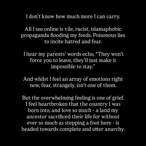 I could write a full dissertation on how I’ve been feeling about everything that’s happening lately, but still I don’t think it’ll be enough 💔 I’m struggling to carry on as normal, to create fun escapist content, to even venture out into London (I’ve opted out of all the events I was invited to over the last fortnight). My heart is hurting, I want to say something or do something that will make a difference, make things better.. But instead, I sit with the weight of it all, whispering prayers into the silence, hoping they reach further than my words ever could. 💔