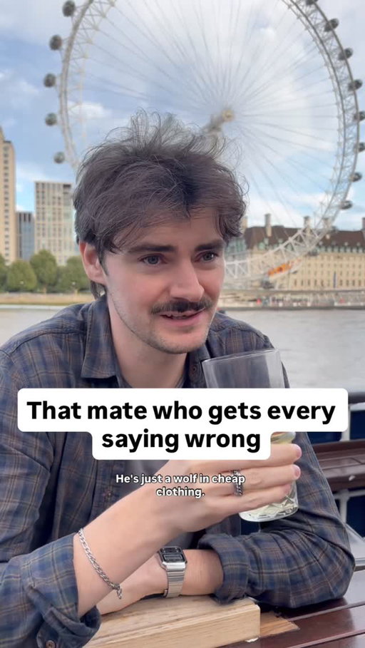 He’s inventing new proverbs at this point

#comedy #ukcomedy #relatable #skit