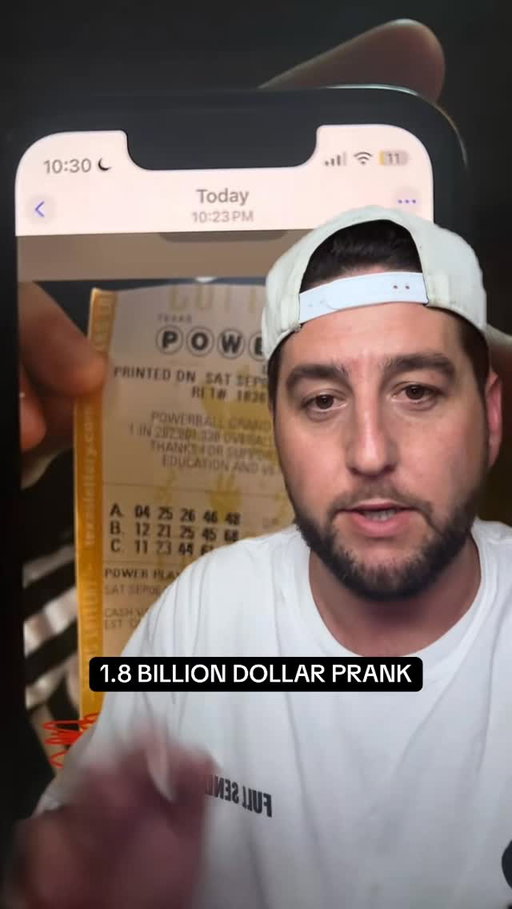 Texas Student thought he won the $1.8B lottery

#powerball #lottery #gaming #gambling