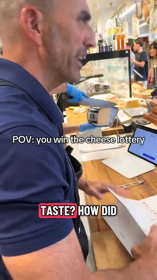 Today’s your lucky day sir! Our cheese of the day is a Taleggio. A semisoft washed-rind cheese named after Val Taleggio in Italy #cheesestoreofbeverlyhills #cheesestore #beverlyhills #cheesemonger