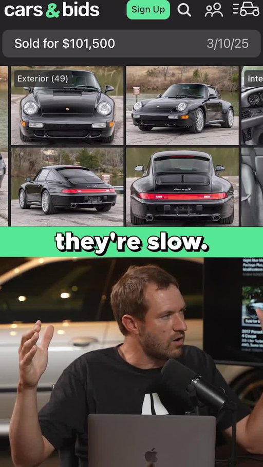 The 991 is the 993 of modern Porsche 911s, according to @dougdemuro. Do you agree? ⁠
⁠
#carsandbids #dougdemuro #thiscarpod #porsche911 #porsche #991 #993